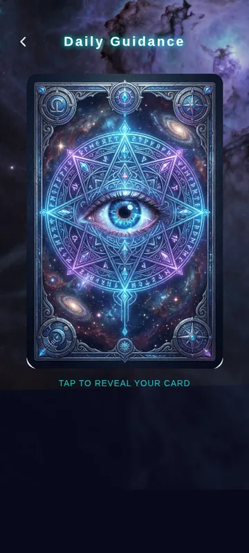 Daily spiritual guidance card